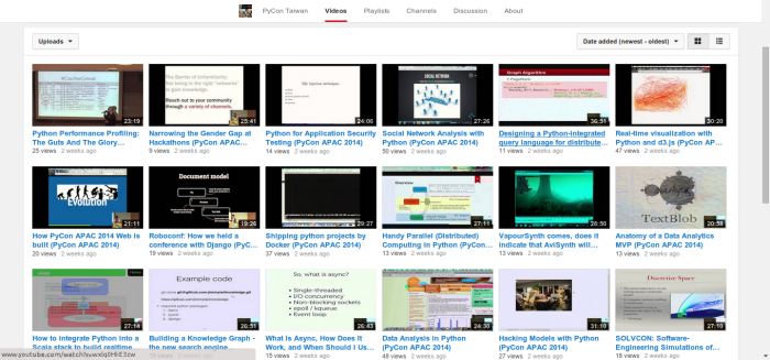 PyCon APAC 2014 Video